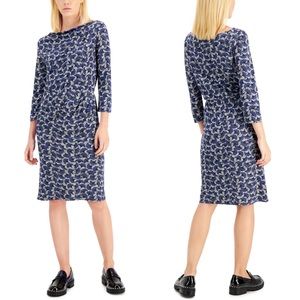 Weekend Max Mara Brava Printed Boat-Neck Dress